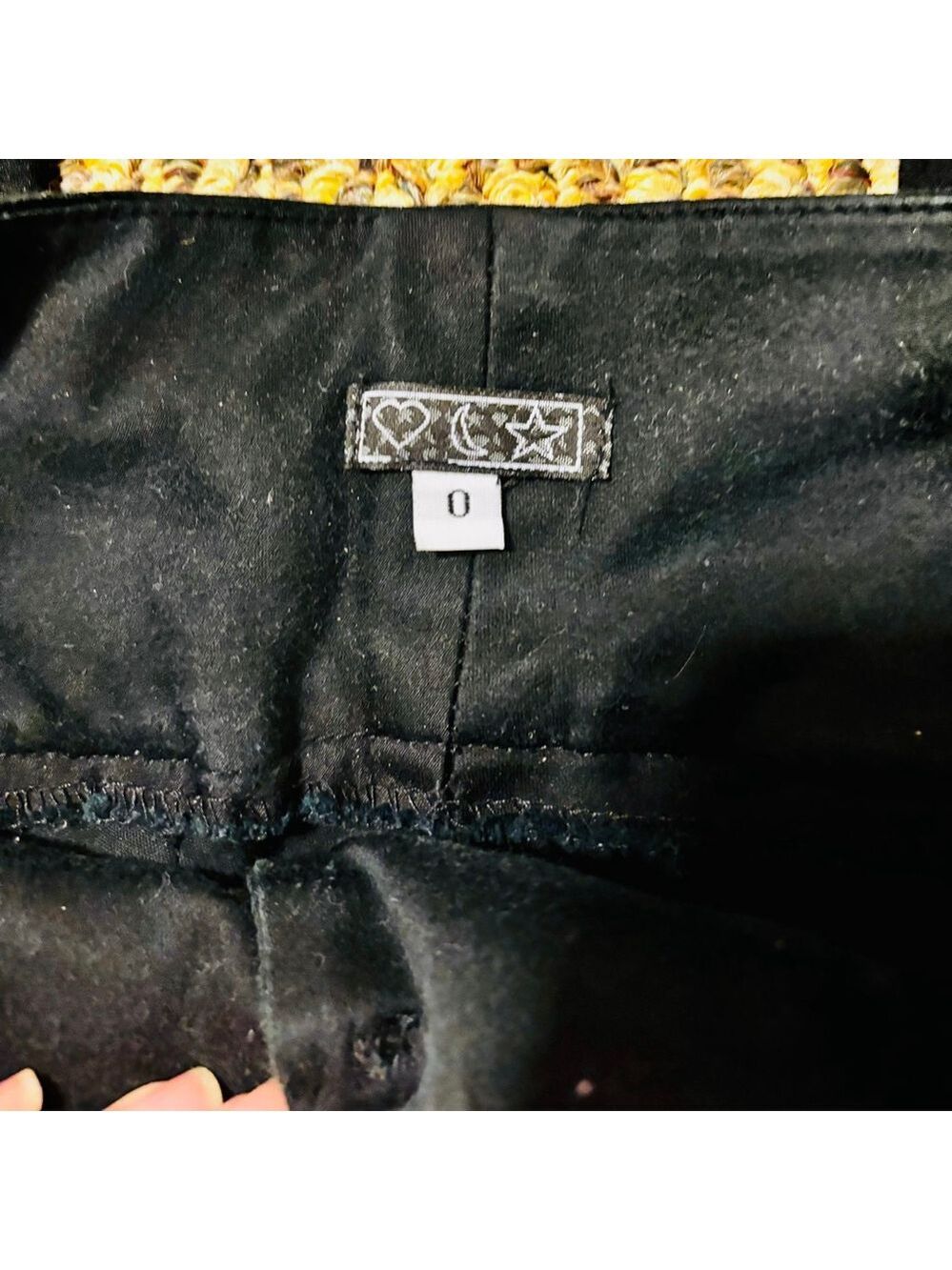 Vintage Low Rise Rampage Black Boot Cut & Flare Pants 0 - Picture 11 of 11